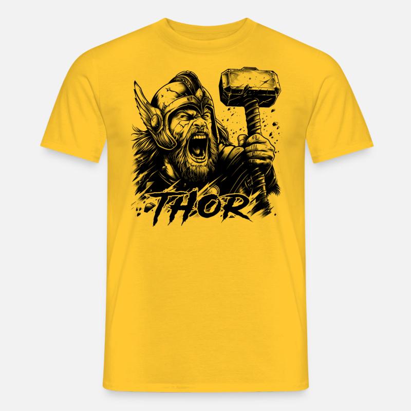 Thor - Männer T-Shirt - Gelb