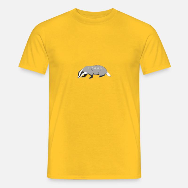 Frechdachs - Männer T-Shirt - Gelb