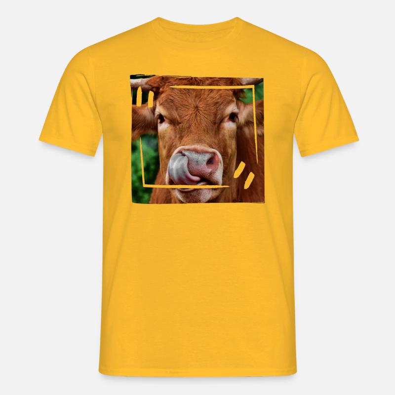 Beef - Men's T-Shirt - yellow