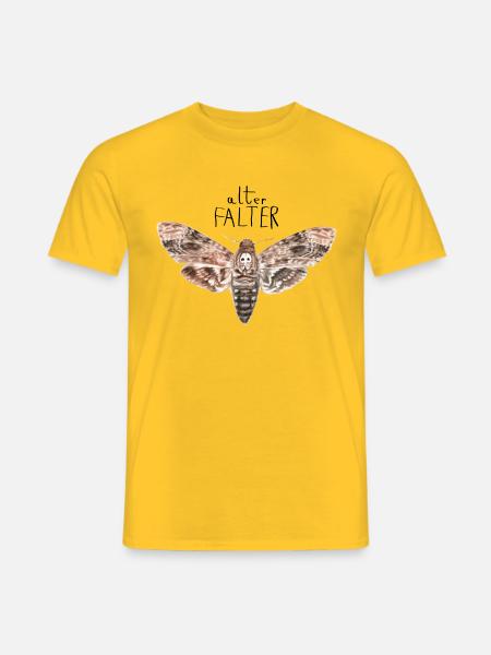 alter Falter! - das Design zu stayhome Zeiten - Männer T-Shirt - Gelb