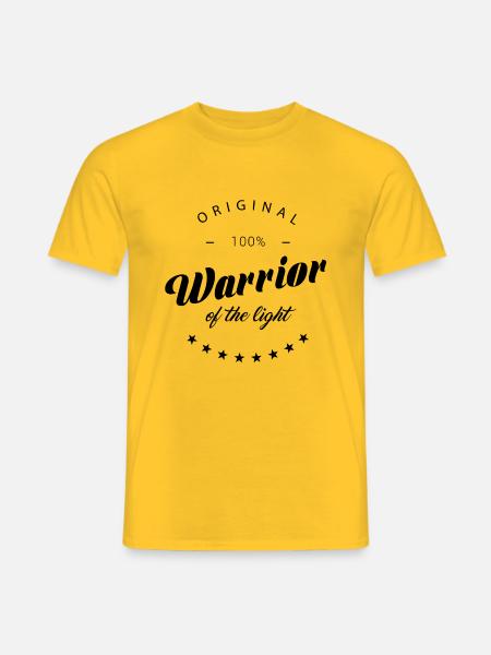 warrior of the light N - Men's T-Shirt - yellow