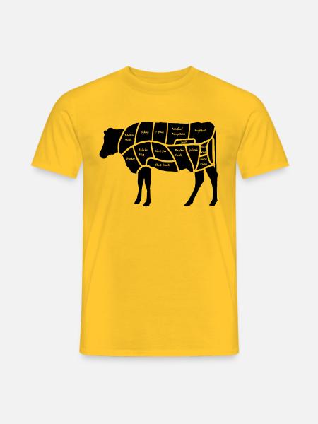 Beef - Men's T-Shirt - yellow