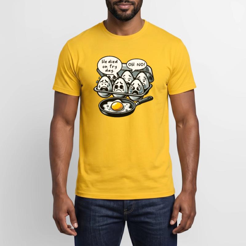 Eggs Fried Egg Easter Meme Men’s T-shirt