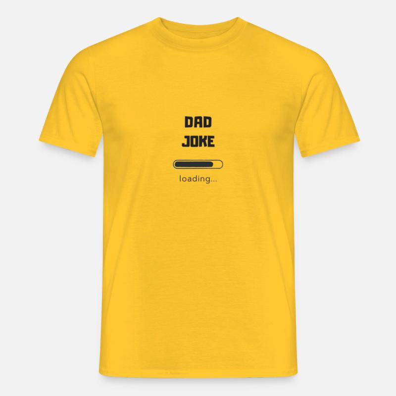 VATI WITZ - Männer T-Shirt - Gelb