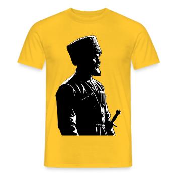 Шейх Мансур - Männer T-Shirt - Gelb - Vorne - AI Model Male 178 dark (178cm)