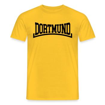 Dortmund - Männer T-Shirt - Gelb - Vorne - AI Model Male 178 dark (178cm)