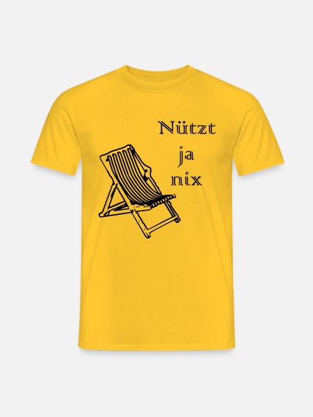 No use - Men's T-Shirt - yellow