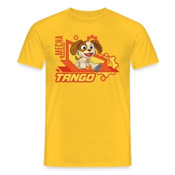 Mecha Builders Mecha Tango - Men's T-Shirt - yellow - Front - AI Model Male 178 dark (178cm)