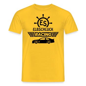 racing - Männer T-Shirt - Gelb - Vorne - AI Model Male 178 dark (178cm)