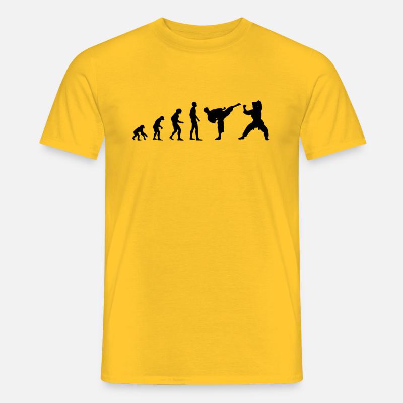 Kampfsport Evolution - Männer T-Shirt - Gelb