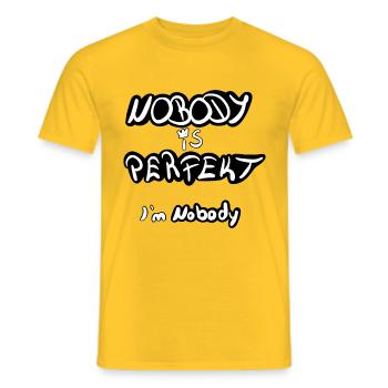 BE849170 E996 4A09 A23C B2237DFFBA6F - Männer T-Shirt - Gelb - Vorne - AI Model Male 178 dark (178cm)