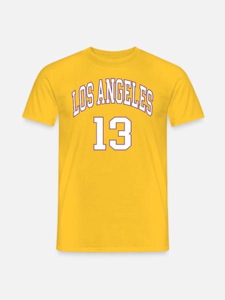 Los Angeles 13 - Männer T-Shirt - Gelb