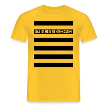 Bienen Kostüm Das Ist Mein Bienenkostüm Karneval - Männer T-Shirt - Gelb - Vorne - AI Model Male 178 dark (178cm)