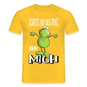 Nimm mich - Männer T-Shirt - Gelb - Vorne - AI Model Male 178 dark (178cm)