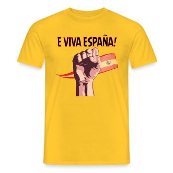 espana 2 - T-shirt homme - jaune - Devant - AI Model Male 178 dark (178cm)
