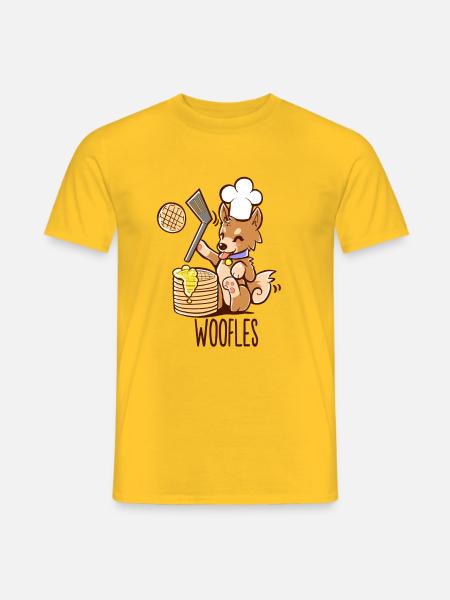 I'm Making Woofles - Men's T-Shirt - yellow