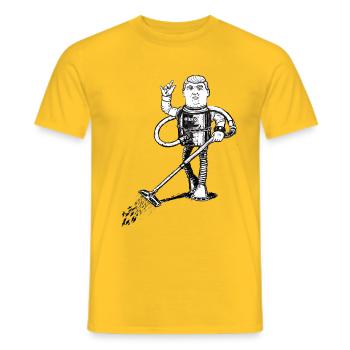 Staubsauger - Männer T-Shirt - Gelb - Vorne - AI Model Male 178 dark (178cm)
