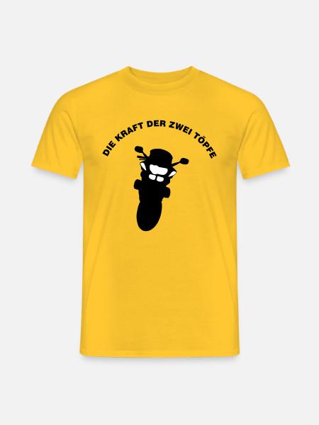 R 1100 S Die Kraft der zwei Töpfe - Männer T-Shirt - Gelb