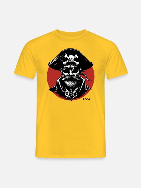 Cool Pirate - Men's T-Shirt - yellow