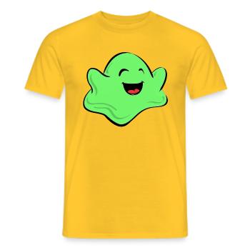 Großer Schleim! Bis slime! - Männer T-Shirt - Gelb - Vorne - AI Model Male 178 dark (178cm)