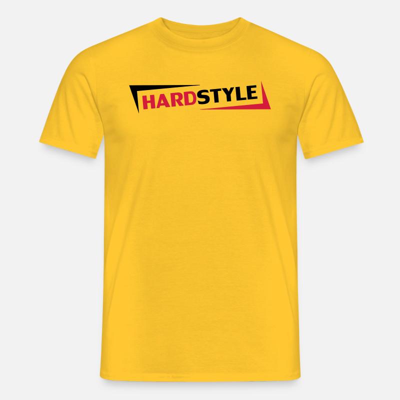 Hardstyle - Männer T-Shirt - Gelb