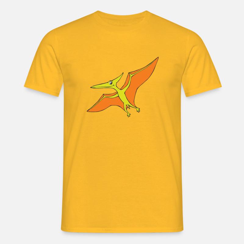Pteranodon - Männer T-Shirt - Gelb