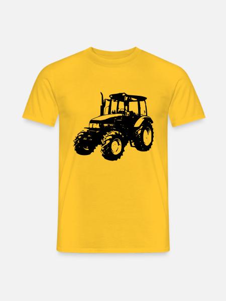 Ciągnik - Mænd T-shirt - gul