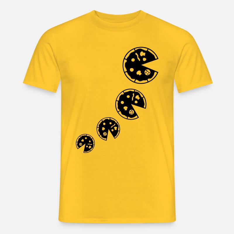 pizza pizza - Männer T-Shirt - Gelb