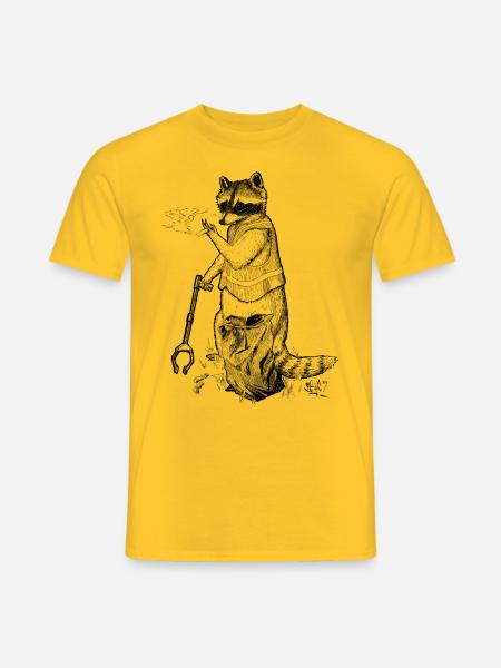 It's a Dirty Job but Someone's got to do It - Men's T-Shirt - yellow