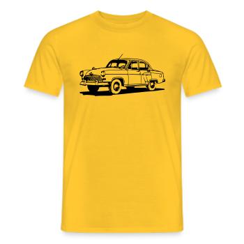 molumen-GAZ-21-2 - Männer T-Shirt - Gelb - Vorne - AI Model Male 178 dark (178cm)