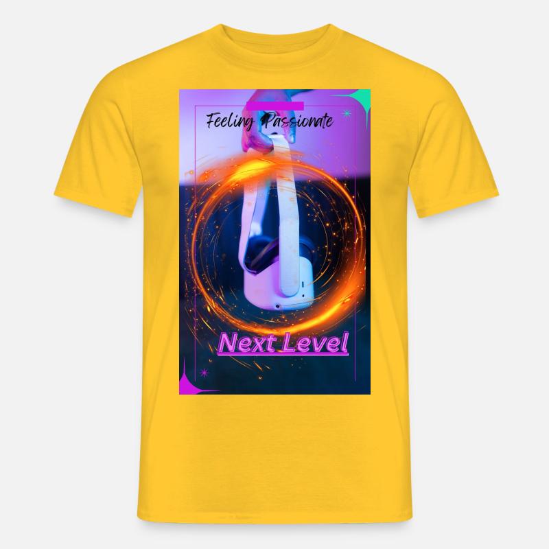 H.L - Männer T-Shirt - Gelb