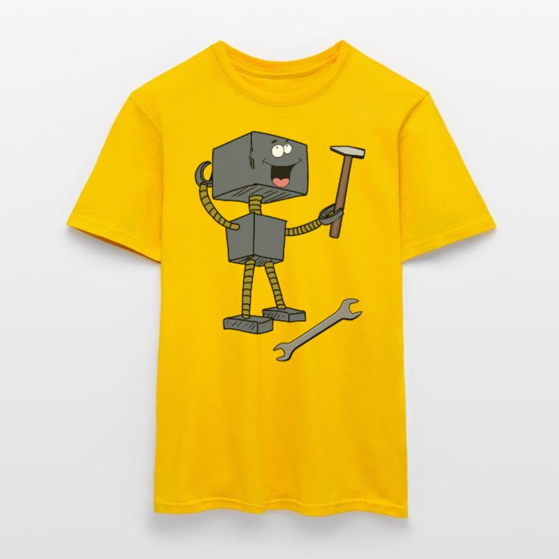 Hand Window Robot Tool Technology Technology Men's T-Shirt