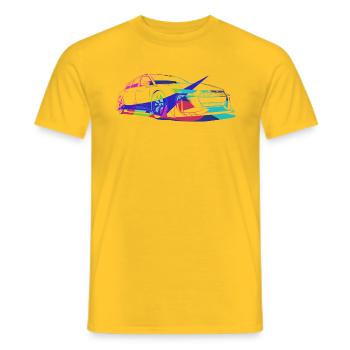 rs6 bunt - Männer T-Shirt - Gelb - Vorne - AI Model Male 178 dark (178cm)