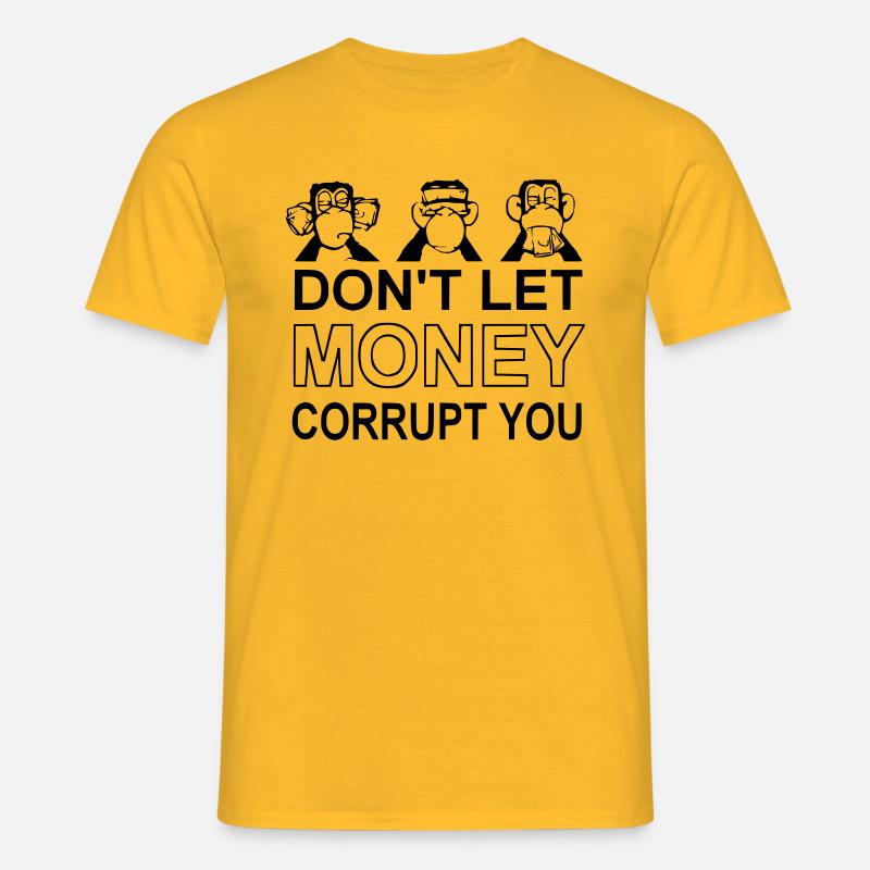 Monkey / Monkey - Men's T-Shirt - yellow
