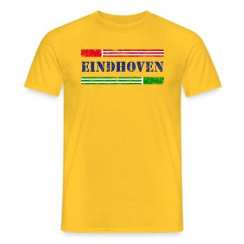 Eindhoven - Männer T-Shirt - Gelb - Vorne - AI Model Male 178 dark (178cm)