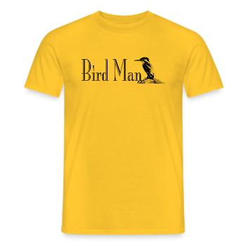 Bird man - T-shirt homme - jaune - Devant - AI Model Male 178 dark (178cm)