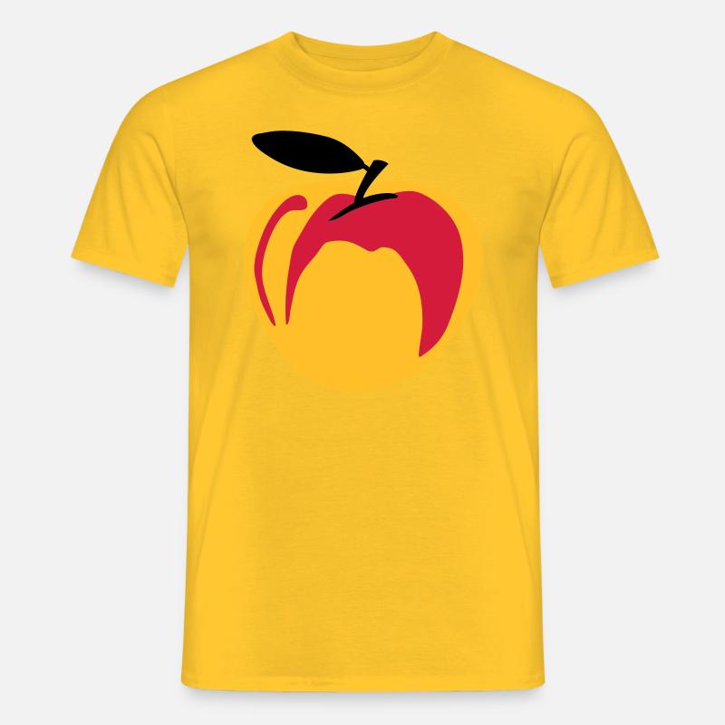 Pèche - T-shirt homme - jaune
