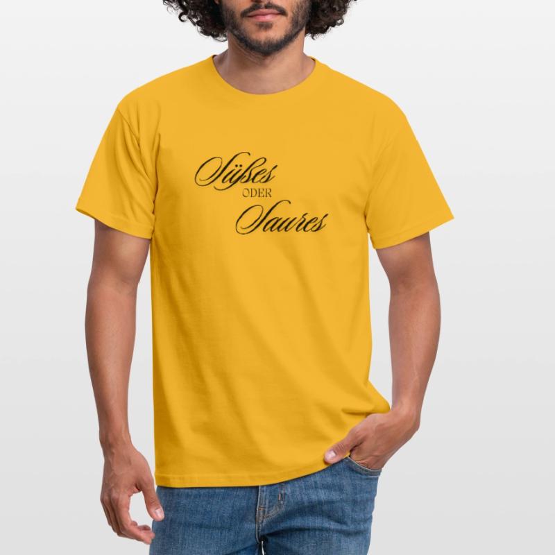 Süßes oder Saures Männer T-Shirt