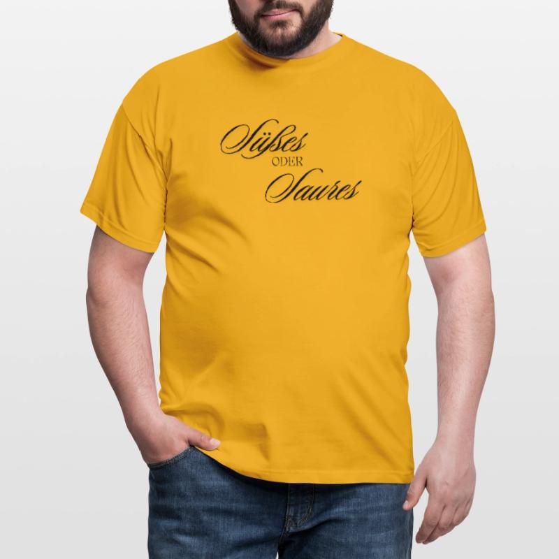 Süßes oder Saures Männer T-Shirt