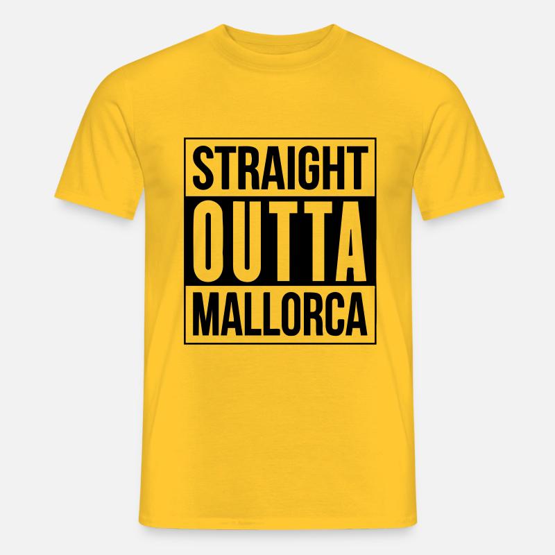 MALLORCA - Männer T-Shirt - Gelb