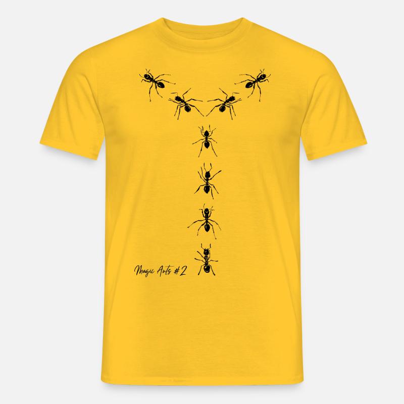 Magic Ant´s #2 - Männer T-Shirt - Gelb