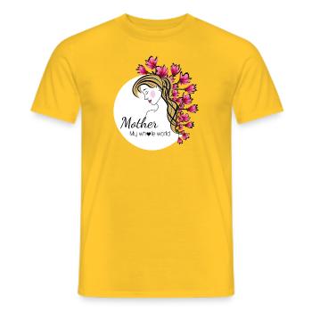 Blond - Männer T-Shirt - Gelb - Vorne - AI Model Male 178 dark (178cm)