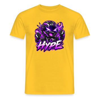 VTX-Hiepe - Männer T-Shirt - Gelb - Vorne - AI Model Male 178 dark (178cm)