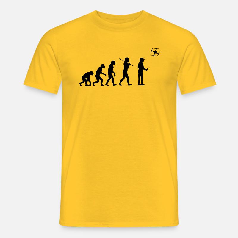 The drone evolution - Männer T-Shirt - undefined