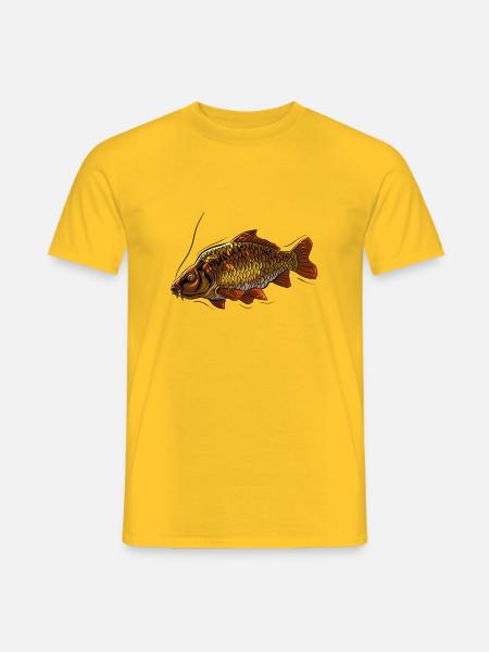 Carp angler - fish - Men's T-Shirt - yellow