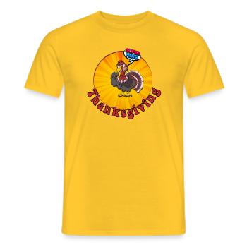 Stolzer Vogel - Männer T-Shirt - Gelb - Vorne - AI Model Male 178 dark (178cm)