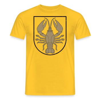 Hummer - Männer T-Shirt - Gelb - Vorne - AI Model Male 178 dark (178cm)