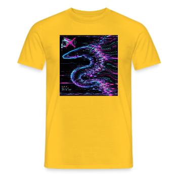 Semantischer Schleim - System Error - Männer T-Shirt - Gelb - Vorne - AI Model Male 178 dark (178cm)