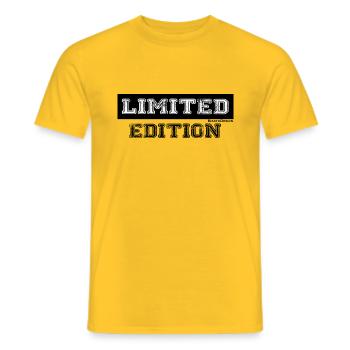 LIIMITED EDITION - Männer T-Shirt - Gelb - Vorne - AI Model Male 178 dark (178cm)
