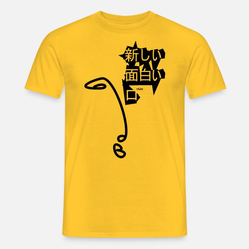 E comme Elégant - T-shirt homme - jaune